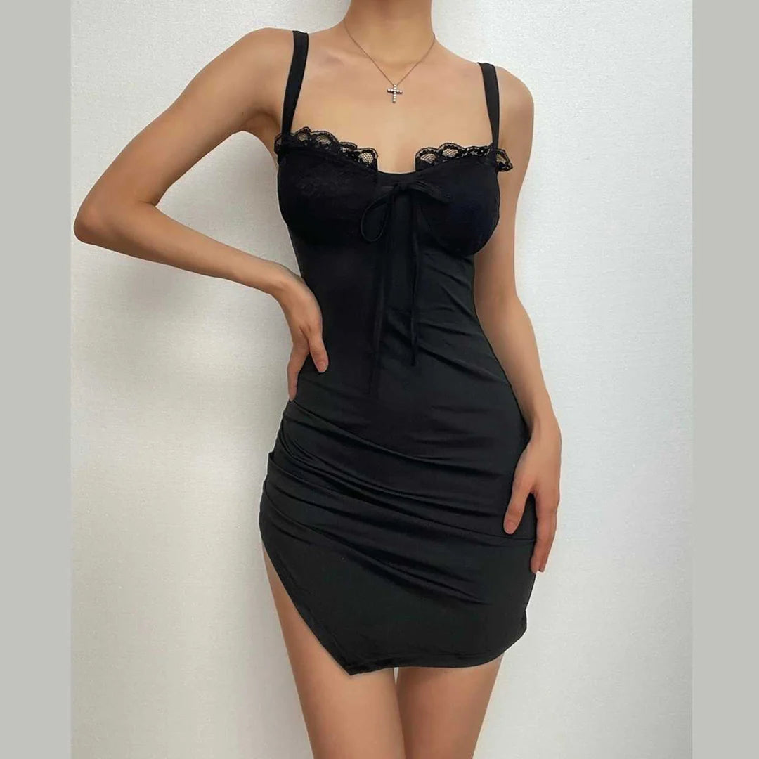 RIGHT TO PARTY BLACK DRESS