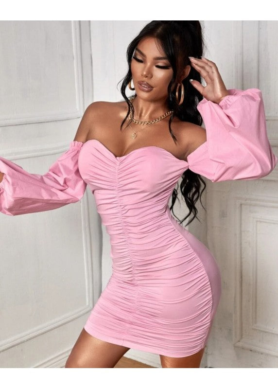 A-LIST SQUAD PINK DRESS