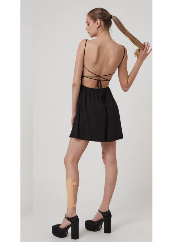 NOTE TO MY LOVER TIE-BACK DRESS